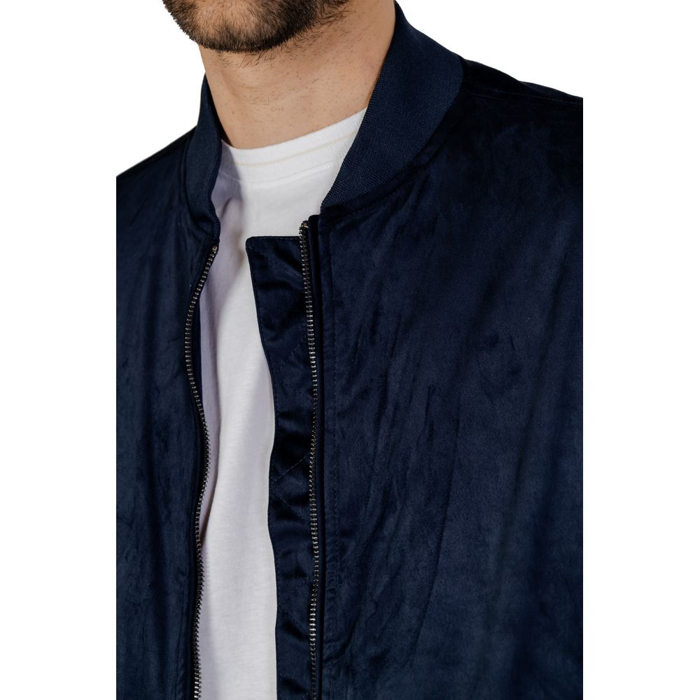 Hamaki-Ho Blue Polyester Jackets & Coat