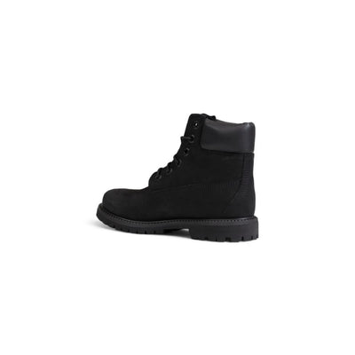 Timberland Black Recycled Leather Lace-Up Boots
