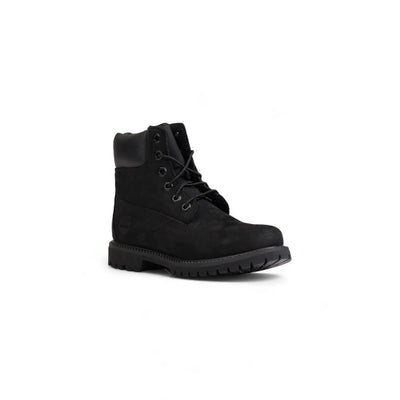 Timberland Black Recycled Leather Lace-Up Boots