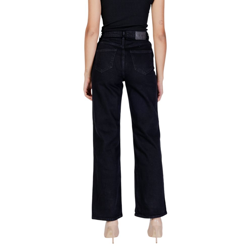 Vero Moda Black Cotton Mom Jean