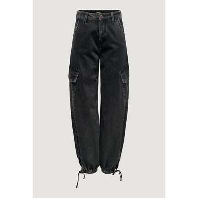 Only Black Cotton Boyfriend Jeans