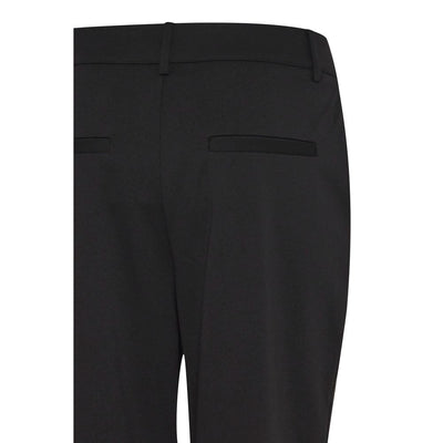 ICHI Black Recycled Polyester Dress Pants