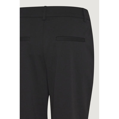 ICHI Black Recycled Polyester Dress Pants