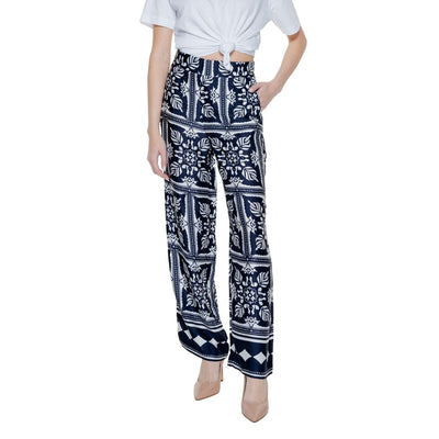 Street One Blue Viscose Pant