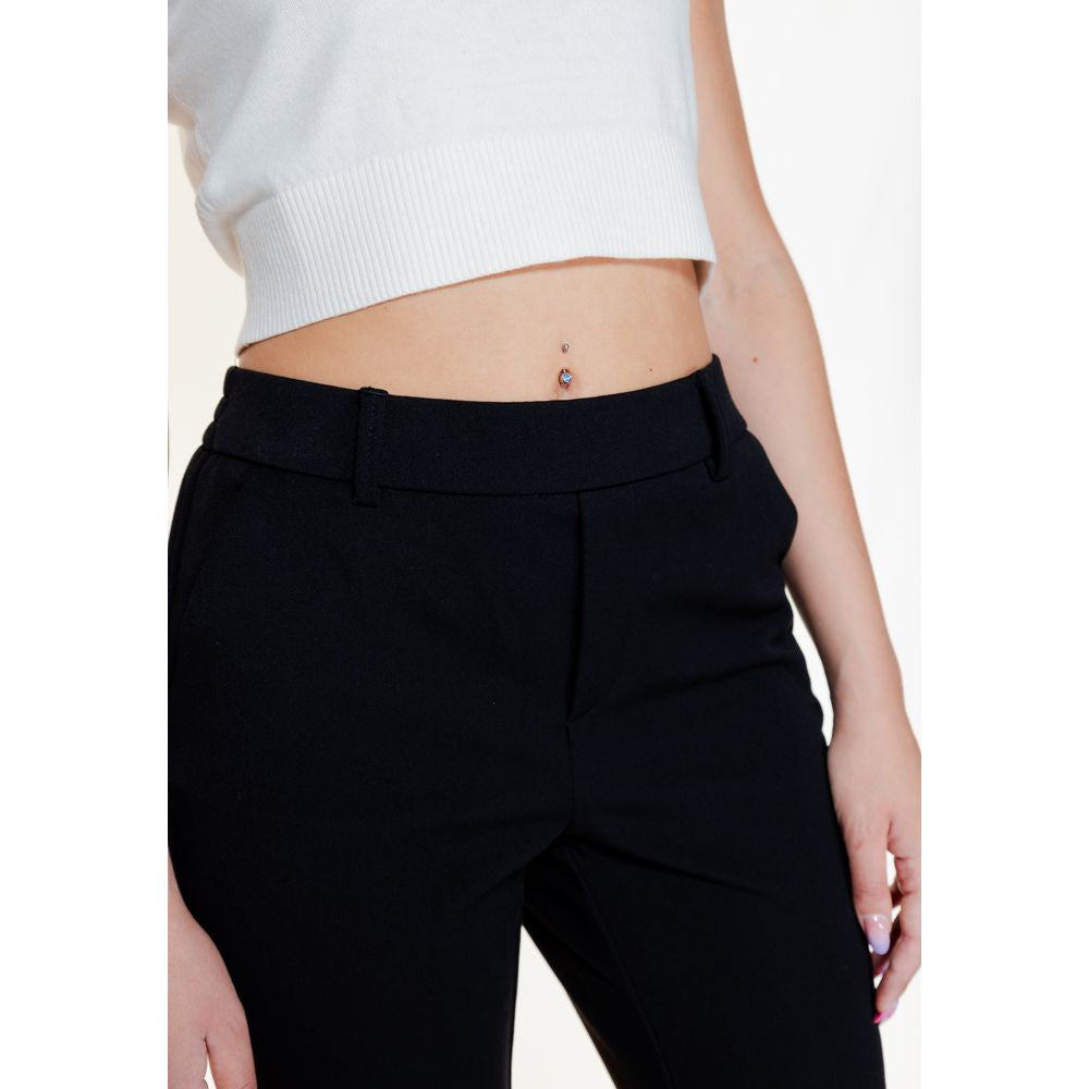 Vero Moda Black Polyester Pant