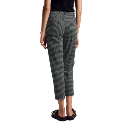 Street One Green Polyester Chino Pants