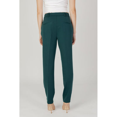 Only Green Polyester Casual Pants