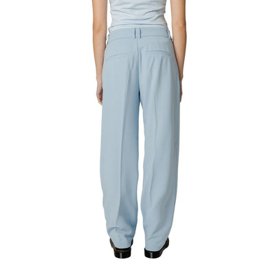 Only Blue Polyester Casual Pants