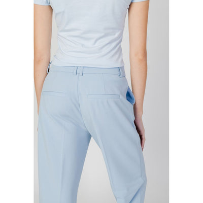 Only Blue Polyester Casual Pants