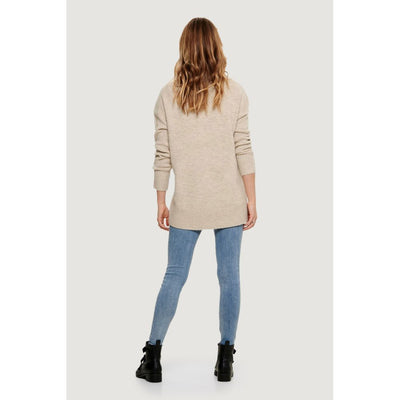 Only Beige Marabou Sweatshirt