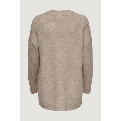 Only Beige Marabou Sweatshirt