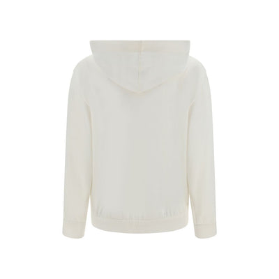 Brunello Cucinelli White Silk Sweatshirt
