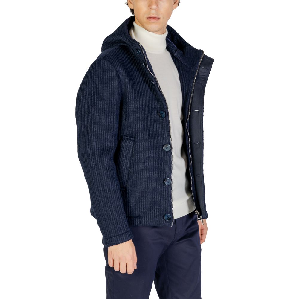 Hydra Clothing Blue Polyester Jackets & Coat
