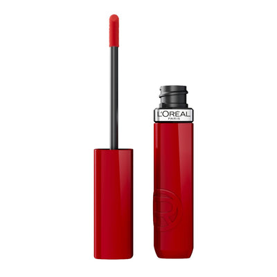 L'Oreal Paris Infallible Lacque Resistance Liquid Lipstick, 16HR Long Lasting Lip Makeup with Lacquer-Like Shine and Zero Transfer, 601, Worth It
