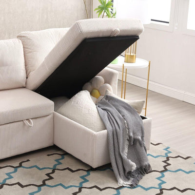 Modular Sectional Sofa L Shaped Modular Couch with Reversible Chaise Modular Sofa Sectional Couch with Storage Seats