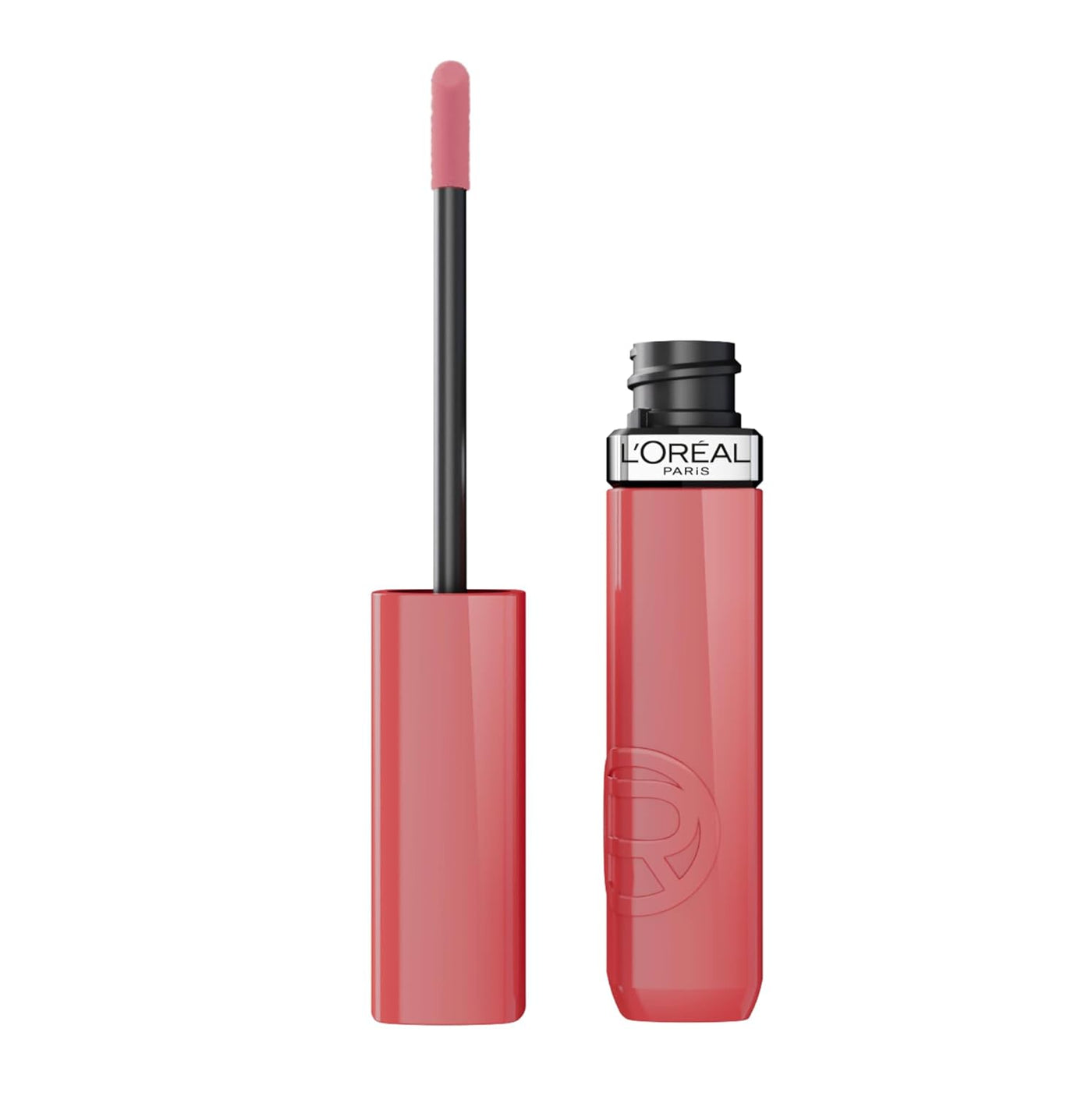 L'Oreal Paris Infallible Lacque Resistance Liquid Lipstick, 16HR Long Lasting Lip Makeup with Lacquer-Like Shine and Zero Transfer, 601, Worth It