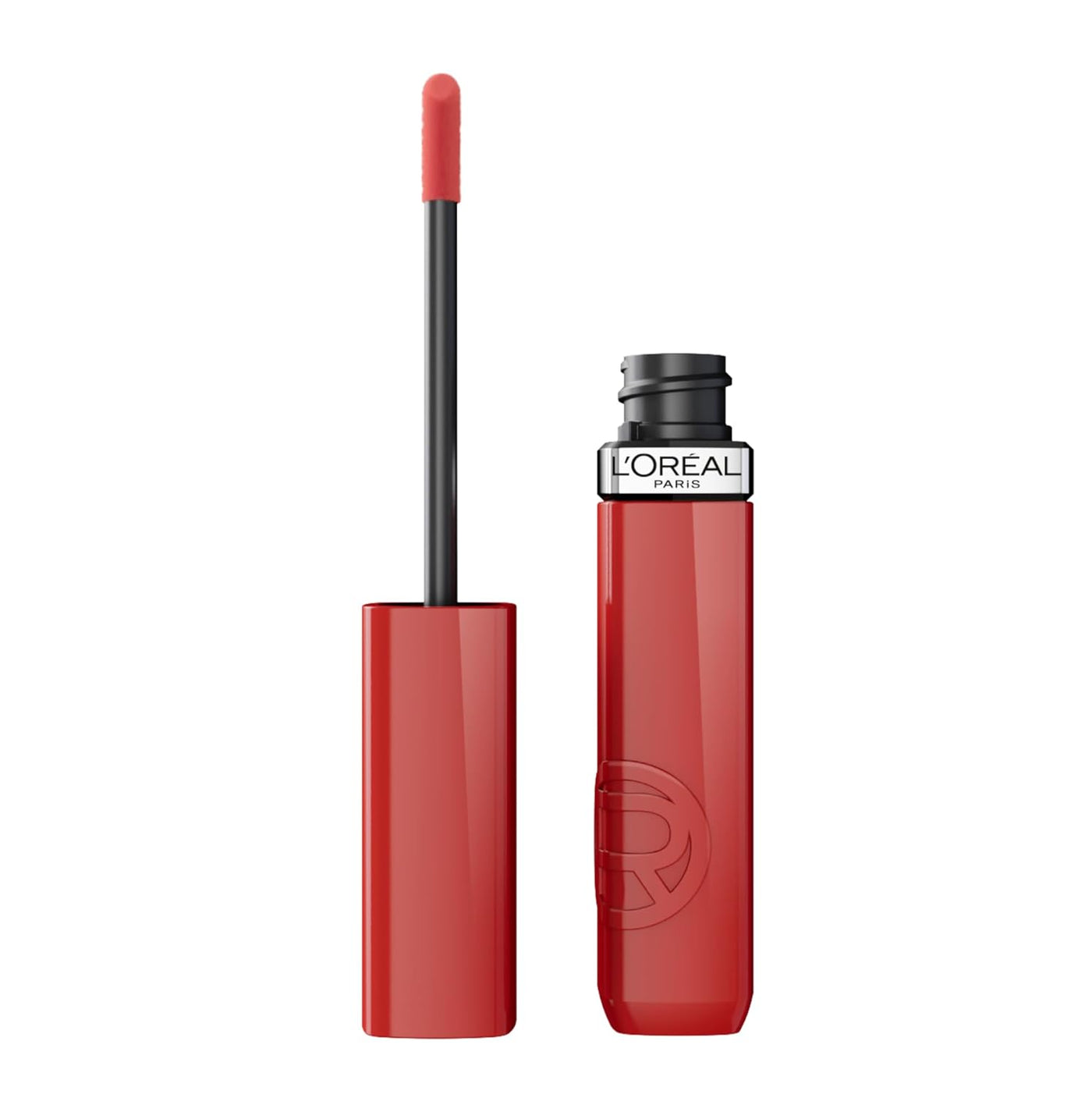 L'Oreal Paris Infallible Lacque Resistance Liquid Lipstick, 16HR Long Lasting Lip Makeup with Lacquer-Like Shine and Zero Transfer, 601, Worth It