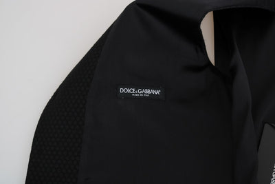 Dolce & Gabbana Black Polka Dot Pattern Vest
