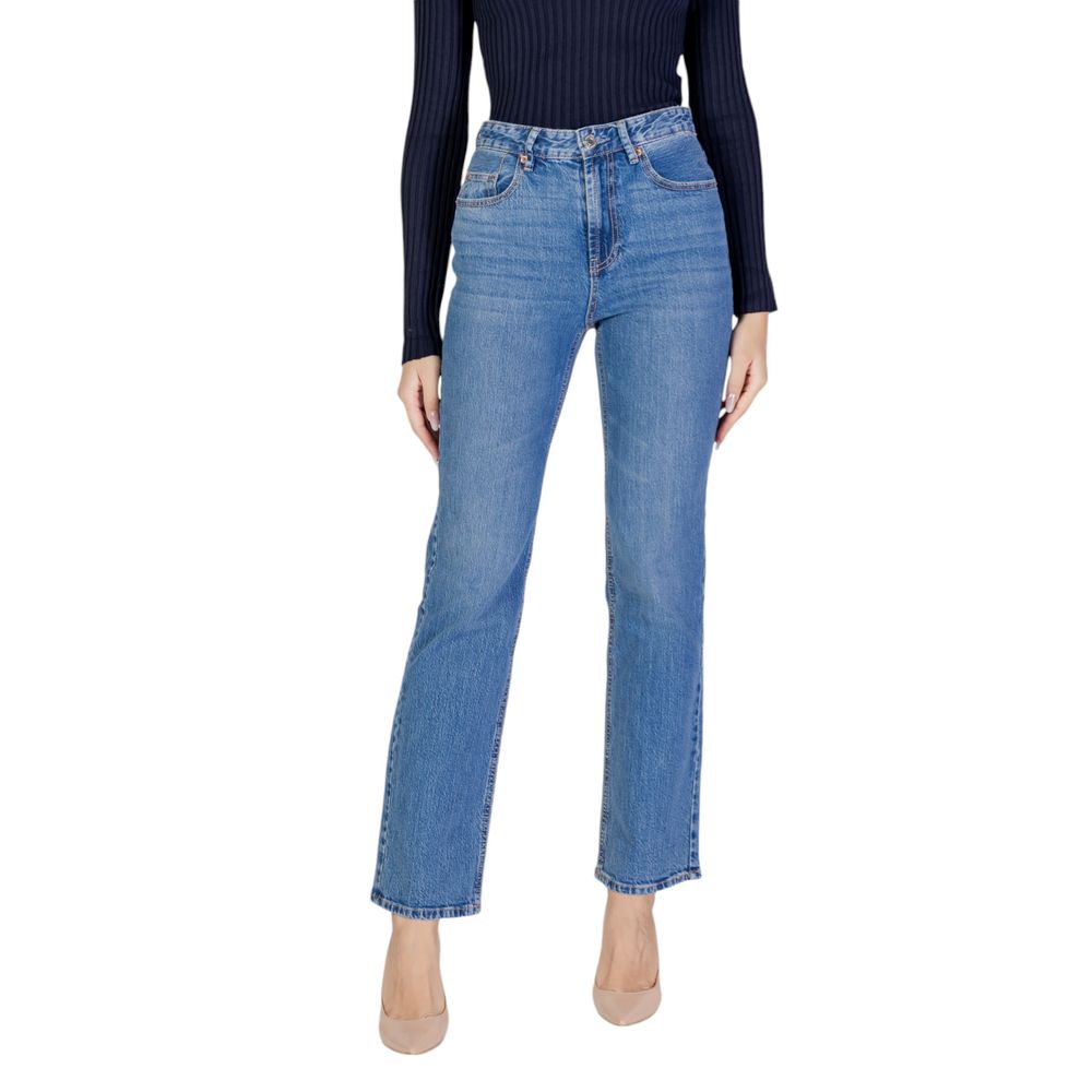 Vero Moda Light Blue Cotton Mom Jean