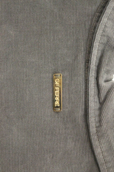 GF Ferre Green Button Front Cotton Casual Shirt