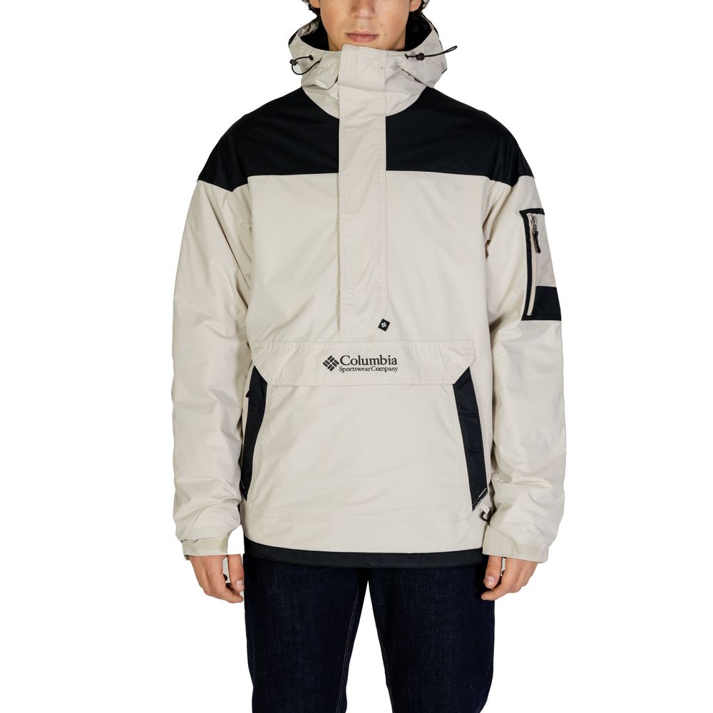 Columbia Gray Nylon Jackets & Coat