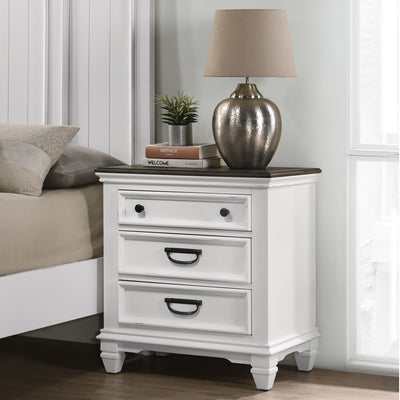 Clelane Wood Bedroom 6 piece Set with Shiplap Panel King Bed, Dresser, Mirror, Two Nightstands, and Chest