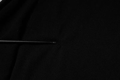 Dolce & Gabbana Black Logo Wool Crew Neck Pullover Sweater