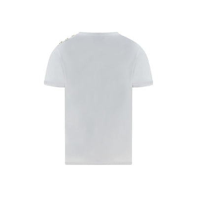 Balmain White Cotton T-Shirt