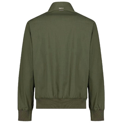 People Of Shibuya Green Cotton Men Bomber Jacket