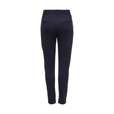 Only Blue Viscose Casual Pants