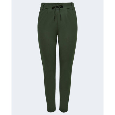 Only Green Viscose Casual Pants