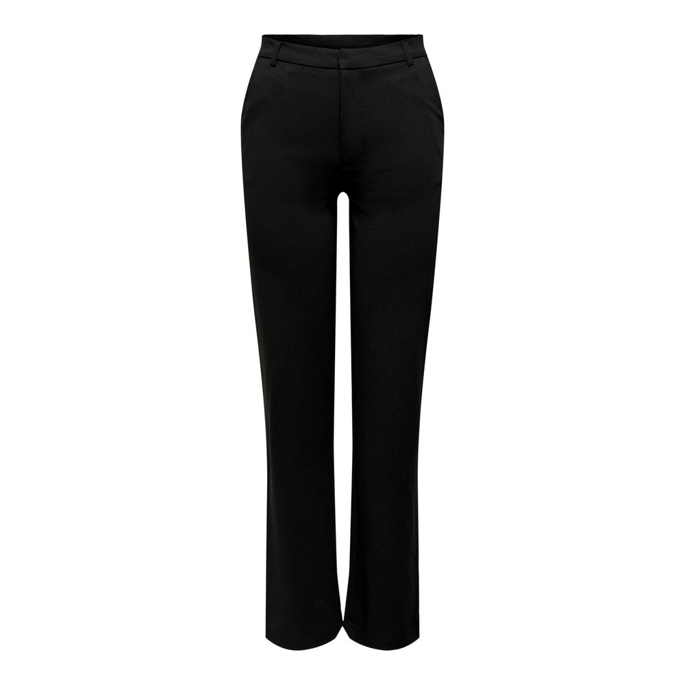 Jacqueline De Yong Black Elastane Casual Pants