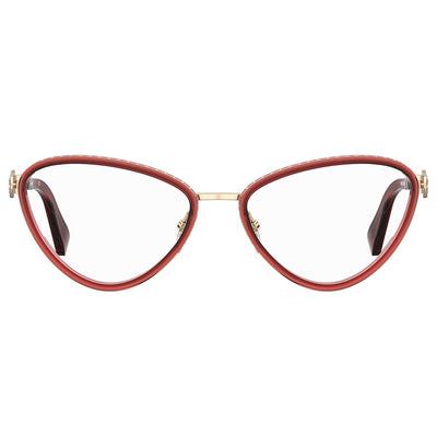 Moschino Burgundy Metal Glasses (Frames)