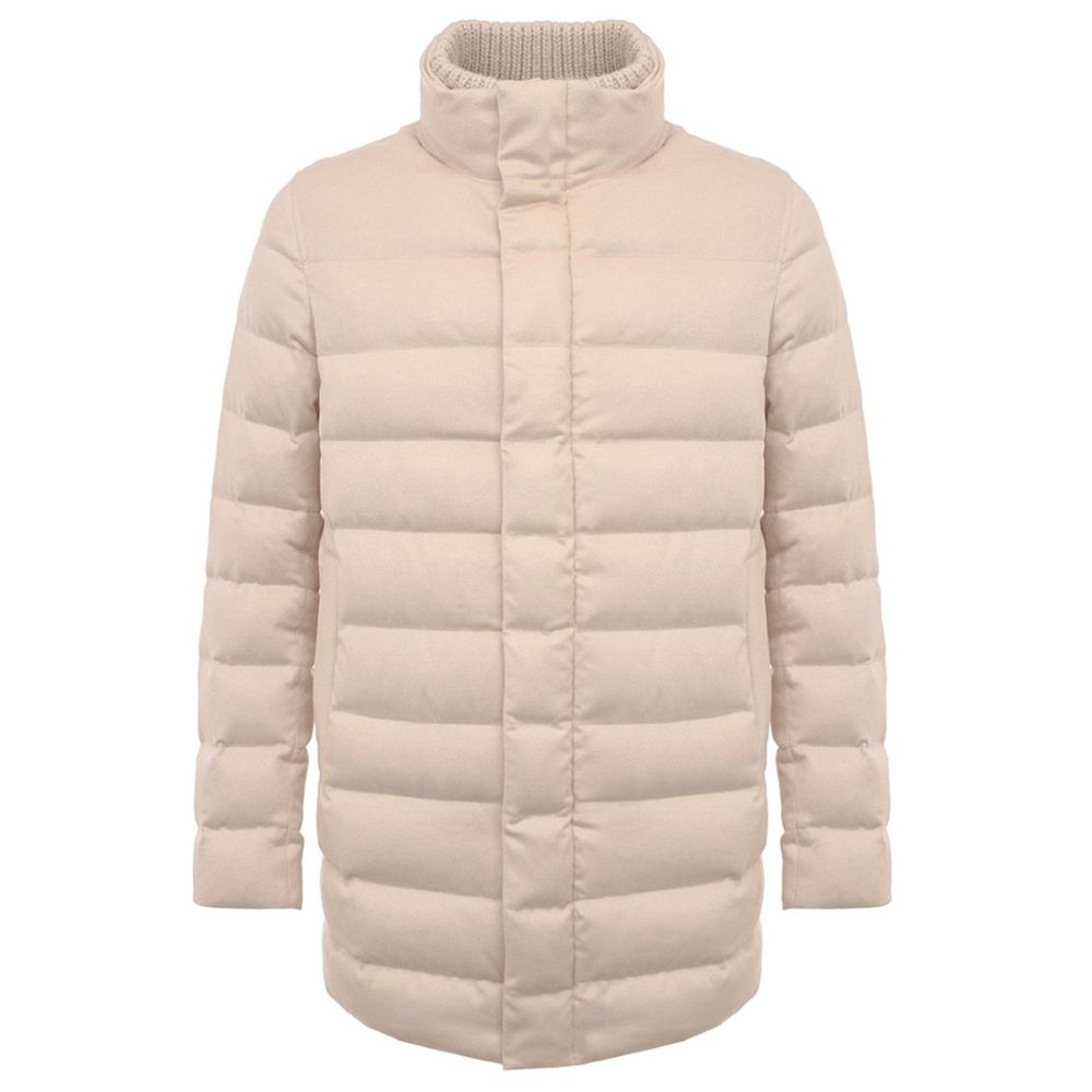 Herno Beige Cashmere Men Jacket