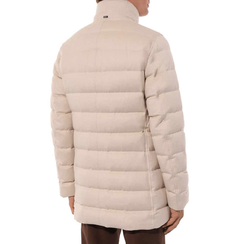 Herno Beige Cashmere Men Jacket