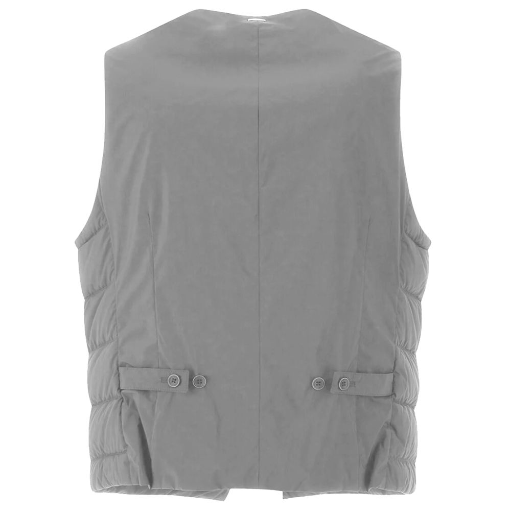 Herno Gray Nylon Men Vest