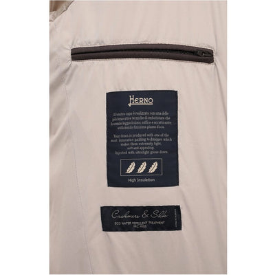 Herno Beige Cashmere Men Jacket