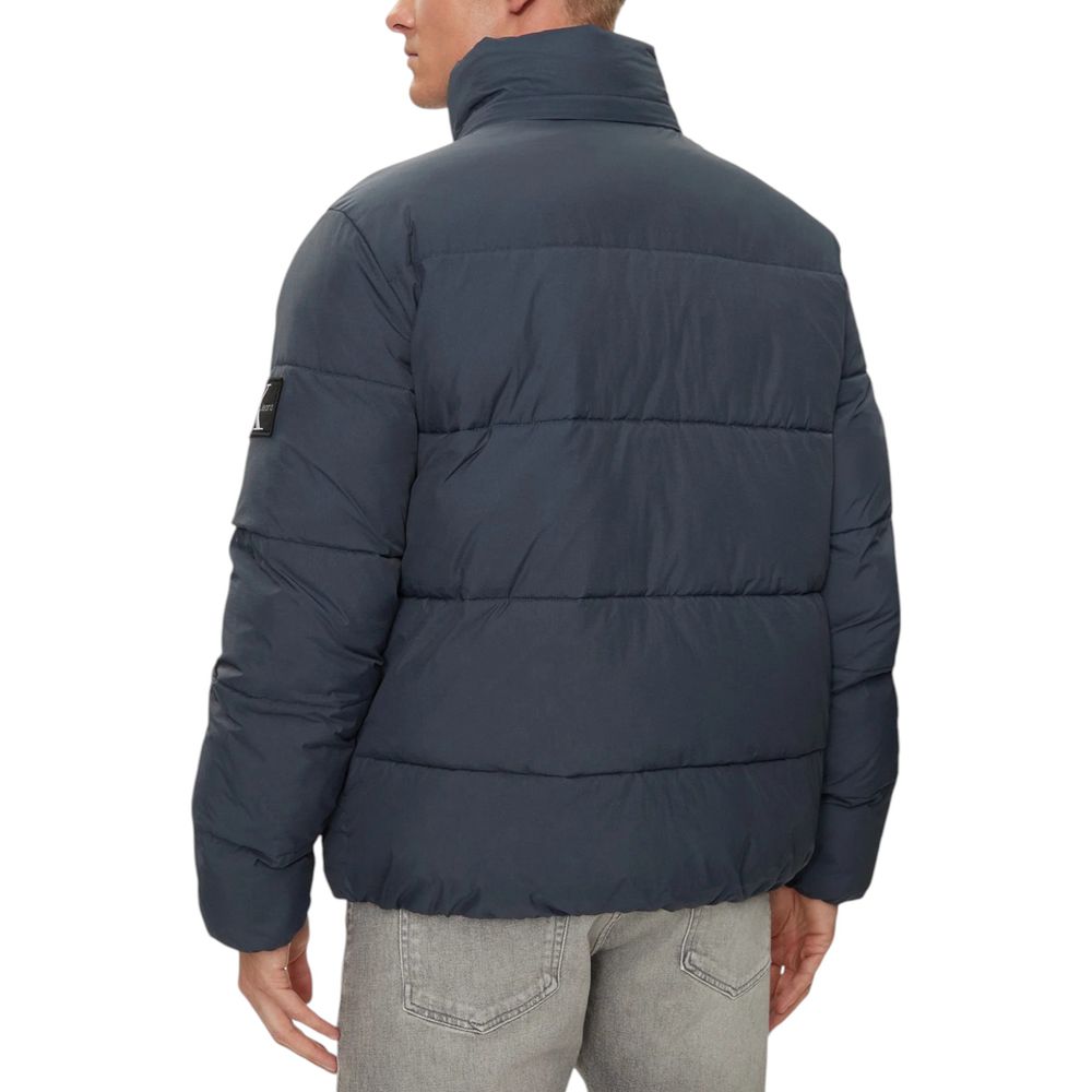 Calvin Klein Jeans Blue Polyamide Jackets & Coat