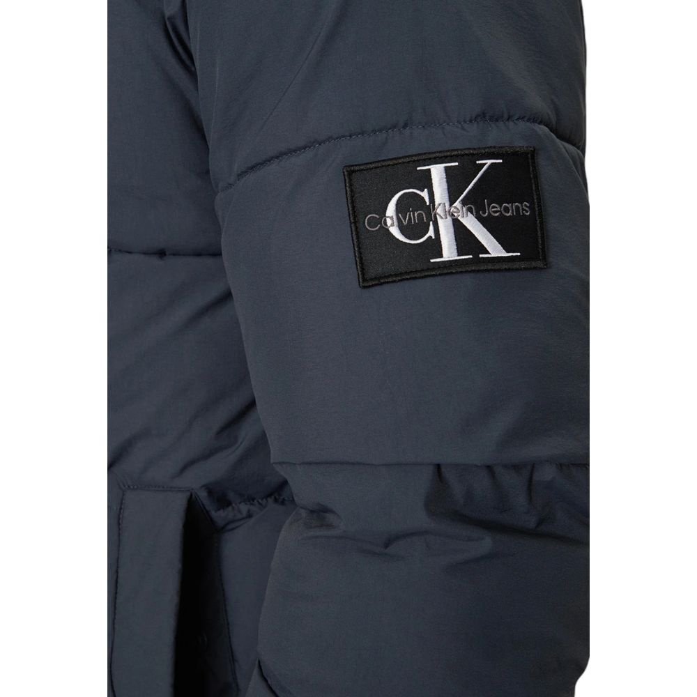 Calvin Klein Jeans Blue Polyamide Jackets & Coat