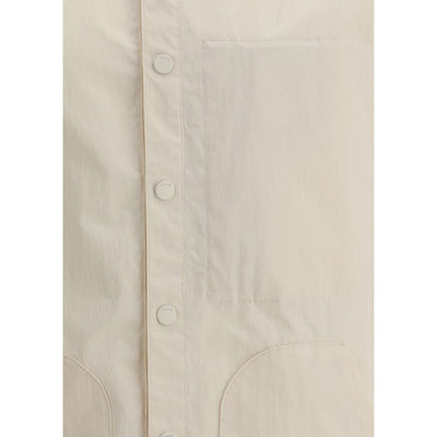 Paltò Cream Polyester Jackets And Coat