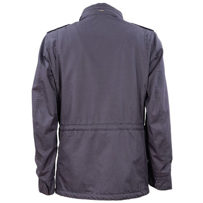 Herno Blue Cotton Men Jacket
