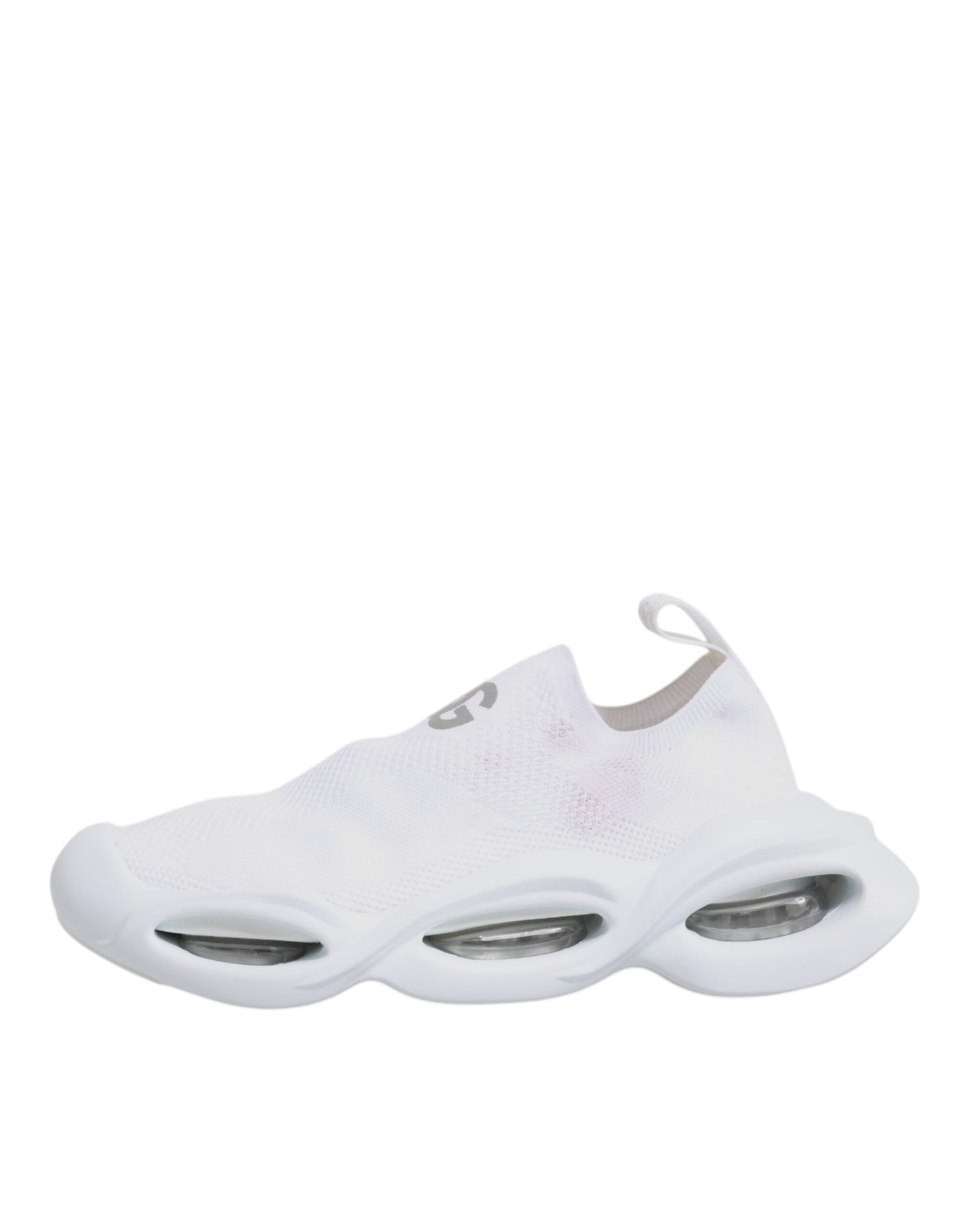 Dolce & Gabbana White Slip On Wave Low Top Sneakers Shoes