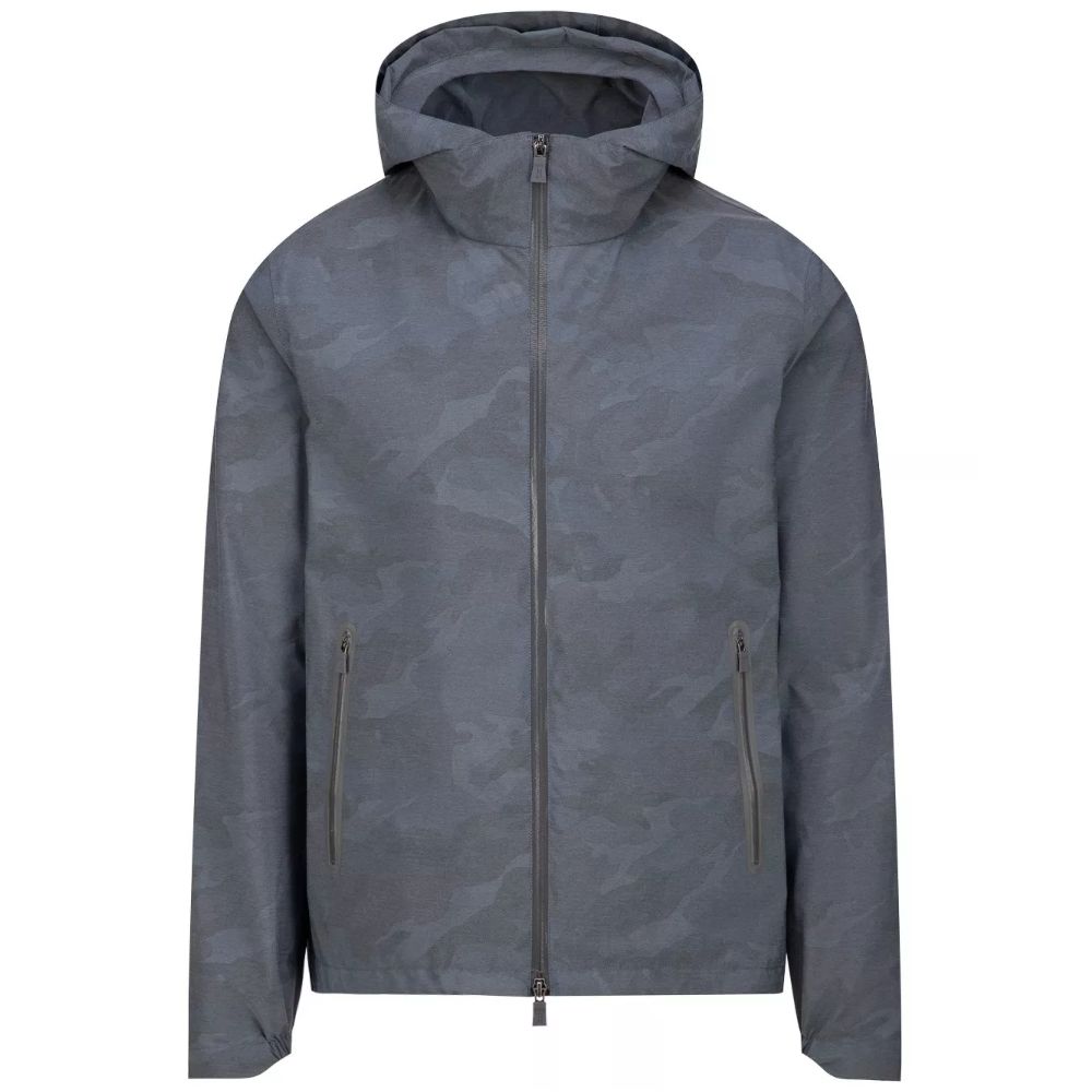 Herno Blue Nylon Men Jacket
