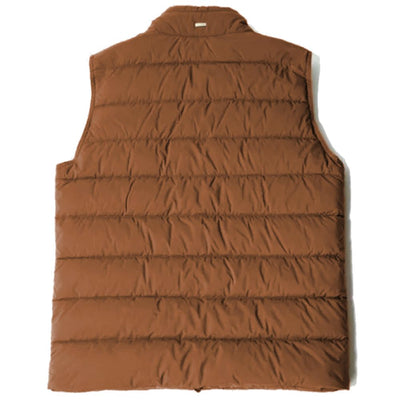 Herno Brown Nylon Men Vest