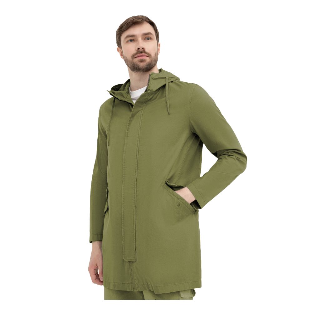Herno Green Cotton Men's Jacket