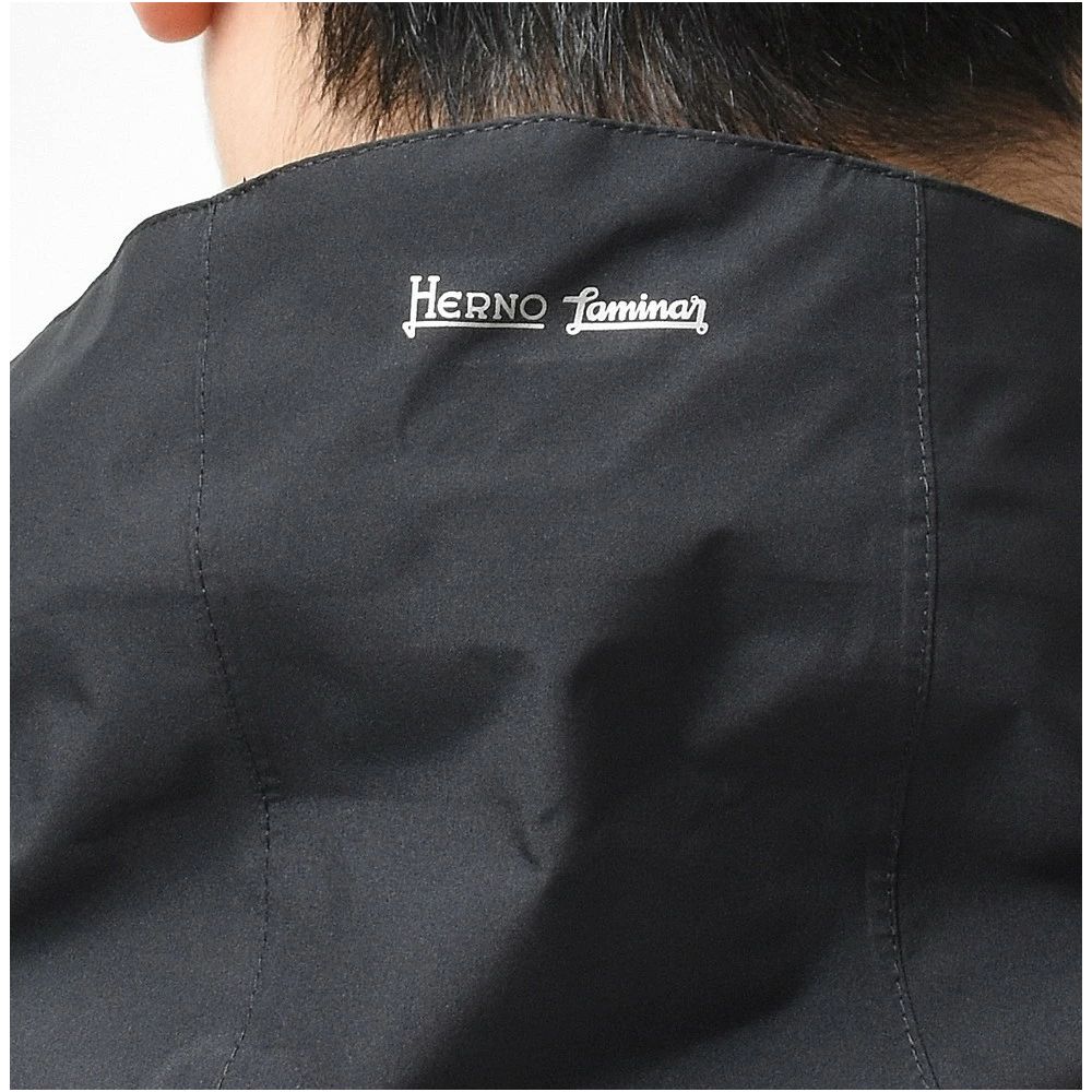 Herno Black Nylon Men Jacket