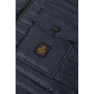 Refrigiwear Blue Nylon Men Vest with Down Padding