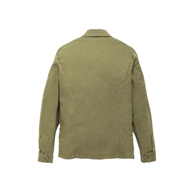 Refrigiwear Green Cotton Men Jacket