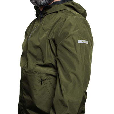 Refrigiwear Green Nylon Men's Reversible Jacket