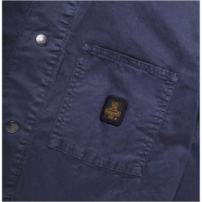 Refrigiwear Blue Cotton Men Jacket